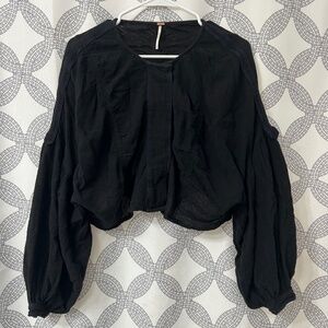 Quarter length sleeve Free People blouse